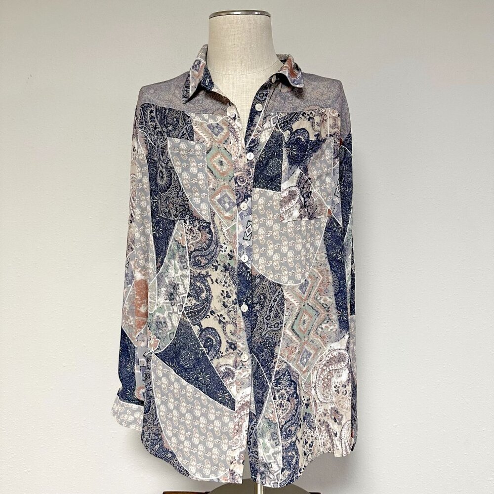 Charlie B's Multi Color Blouse - Picture 4 of 11